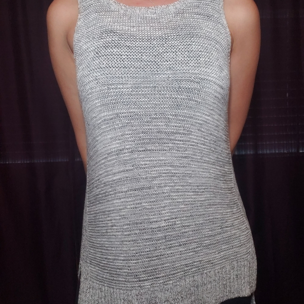 Woven Tank Sweater